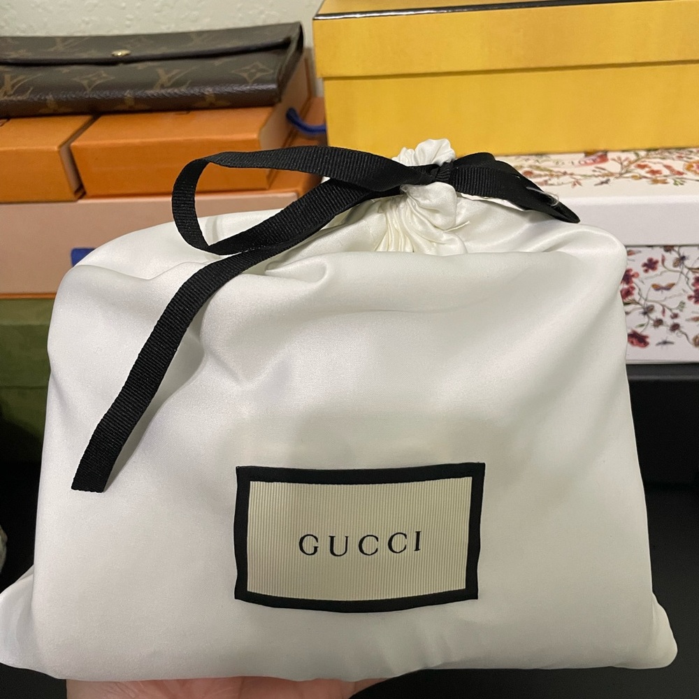 Authentic Gucci Black Leather Mini Crossbody - Picture 9 of 9